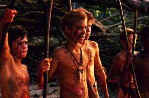Niños salvajes de la película El señor de las moscas