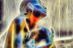 imagen simbolizando la somatización de emociones en las personas dependientes