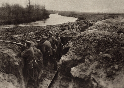 Soldados en guerra