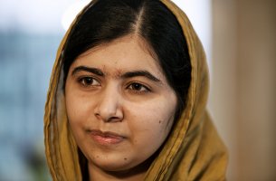 Cara de Malala Yousafzai