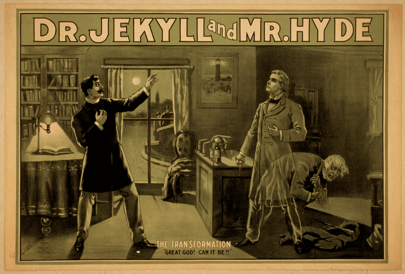 Cartel de Dr Jekyll y Mr Hyde