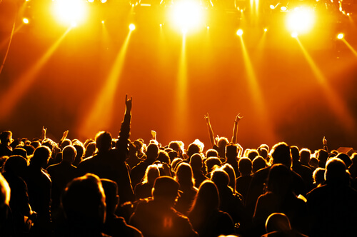 Fans en un concierto