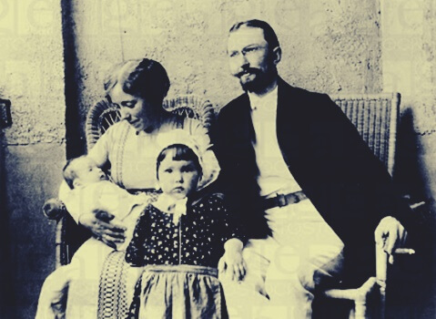 Karen Horney y su familia