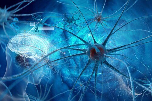 Neuronas simbolizando la actividad del cerebro en una ruptura