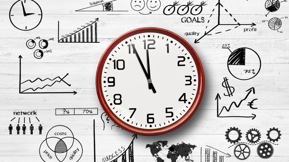 Reloj con dinámicas simbolizando la Ley de Illich