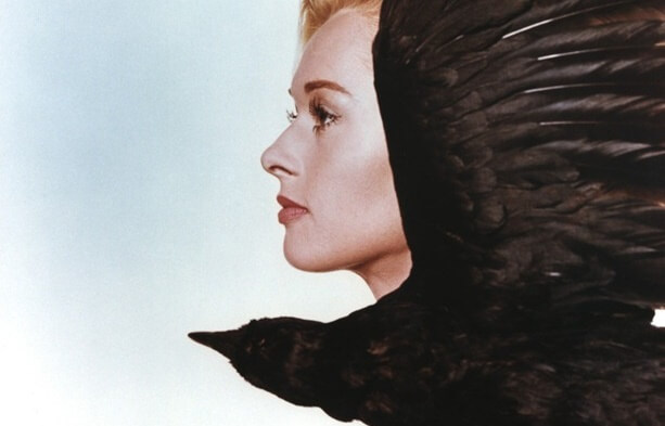 Scène d'oiseau d'Alfred Hitchcock