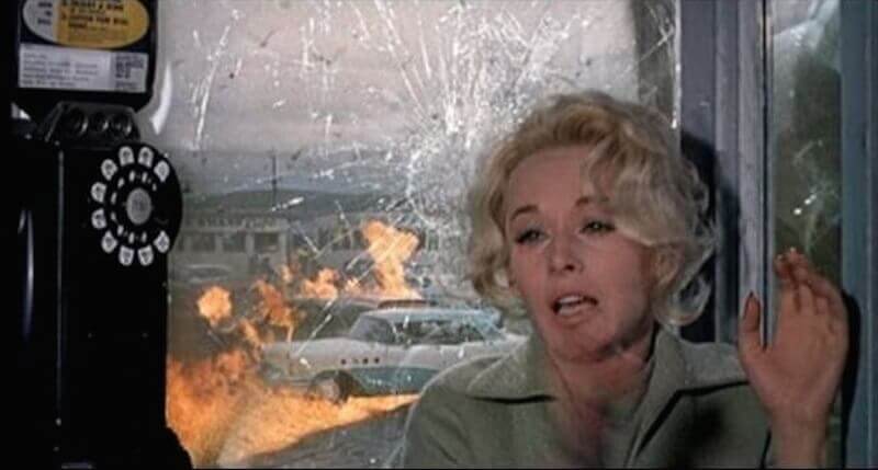 Tippi Hedren en Los Pájaros