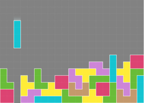 Videojuego del tetris