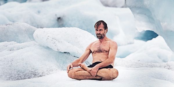 Wim Hof en el hielo