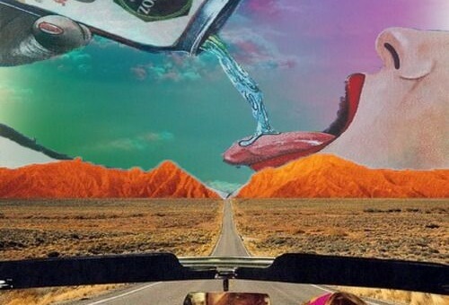 mujer bebiendo refresco simbolizando las acciones que dañan la salud