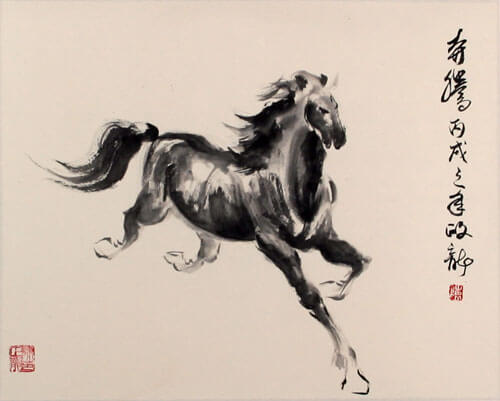 caballo simbolizando fábula china