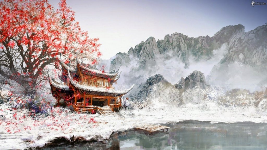 casa oriental simbolizando fábula china