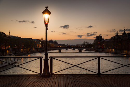 Atardecer en París