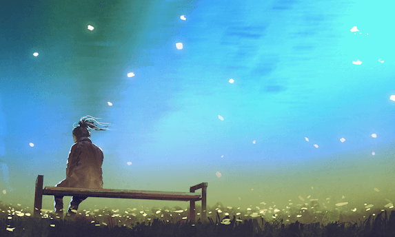 chica en un banco simbolizando el espacio psicológico