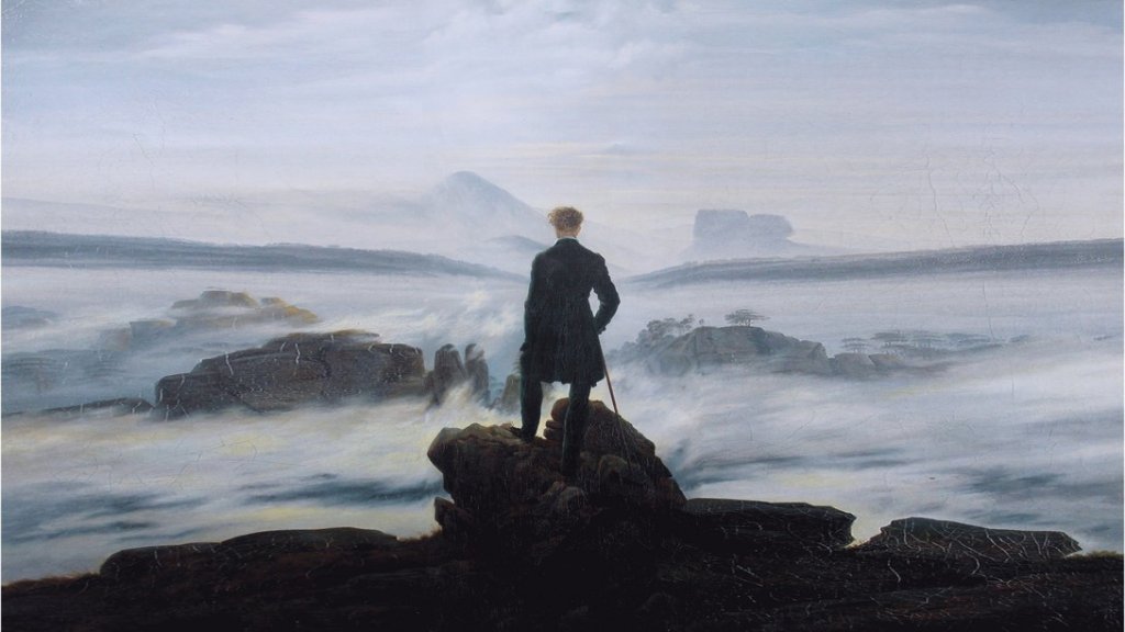 cuadro de Caspar Friedrich simbolizando las frases de Alexander Pushkin