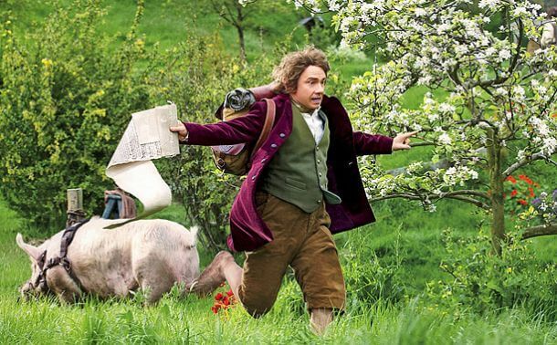 Hobbit corriendo