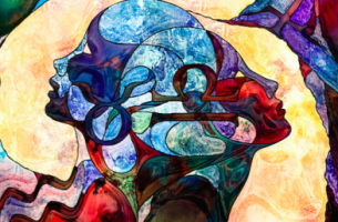 Rostros de colores