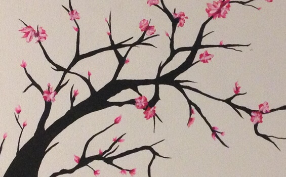 sakura en flor