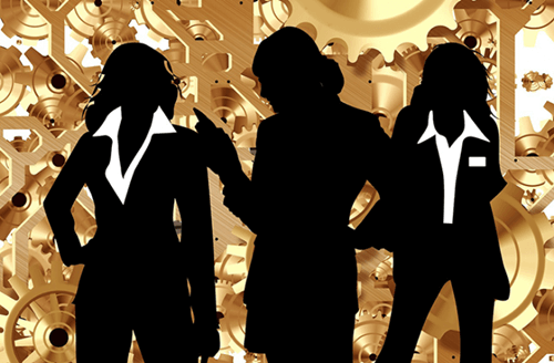 mujeres simbolizando cómo liderar grupos y equipos