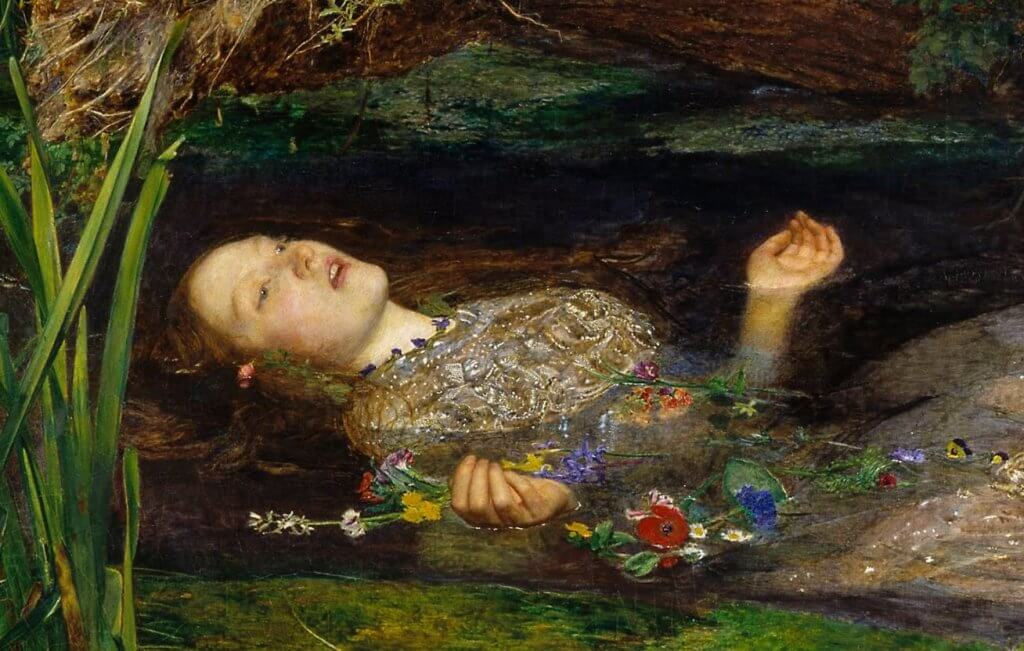 Mujer en el río