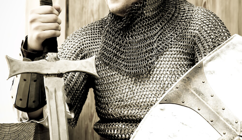 Caballero con armadura