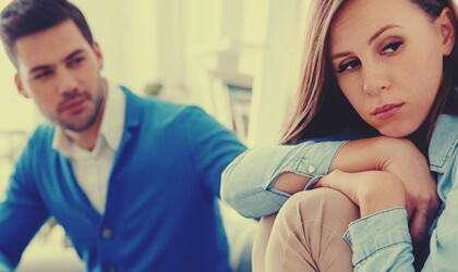 pareja que no quiere sacrificarse por amor