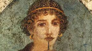 Rostro de Safo de Lesbos