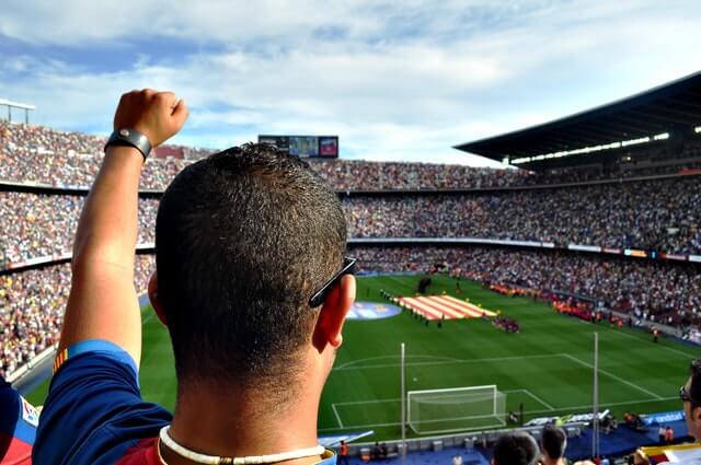 Aficionado al equipo de fútbol