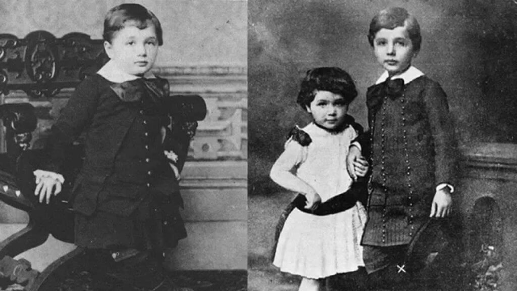 Einstein en la infancia