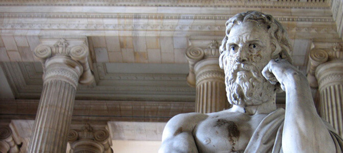 Escultura griega de Jenofonte
