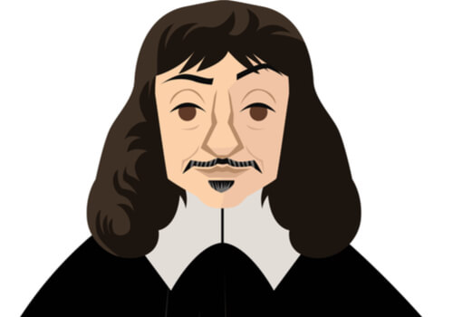Ilustración de René Descartes