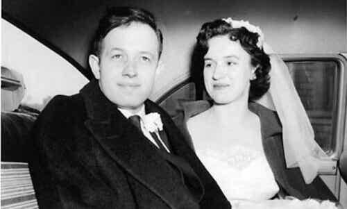 John Forbes Nash con su mujer