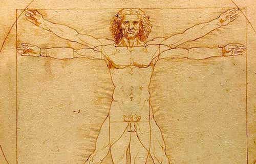hombre de Vitrulbio de Leonardo Da Vinci 