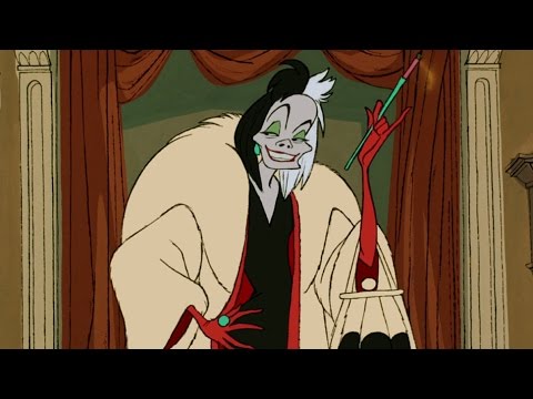 Dibujo animado de Cruela de Vil