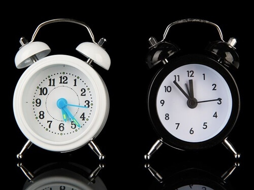 imagen representando los dos "relojes" cerebrales