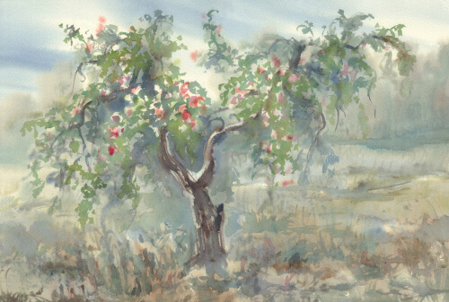 Árbol con frutos