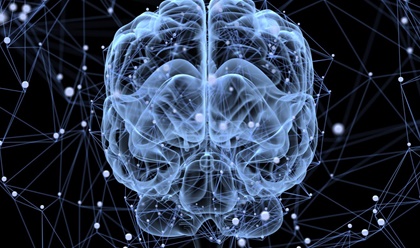 Cerebro iluminado que representa la pregunta ¿El cerebro descansa?