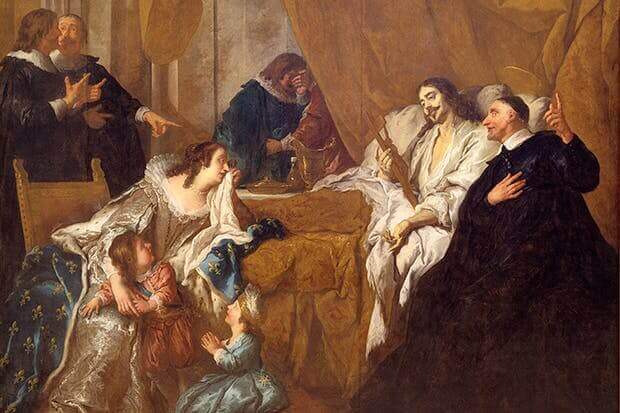 La muerte de Luis XIII