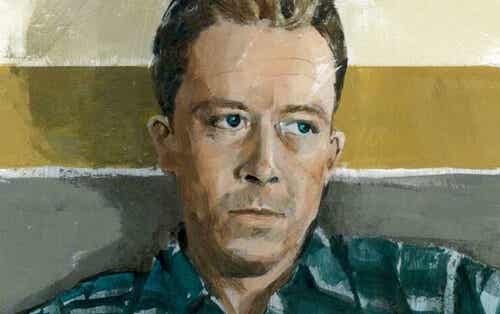 pintura de Albert Camus