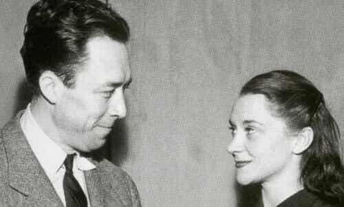 Camus y María Casar