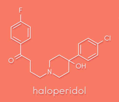 Fórmula química del haloperidol