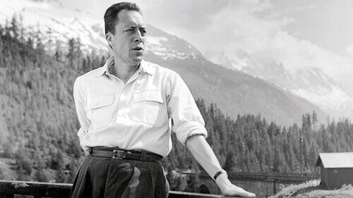 Fotografía de Albert Camus