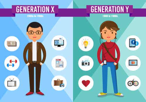 Generación X y generación Y