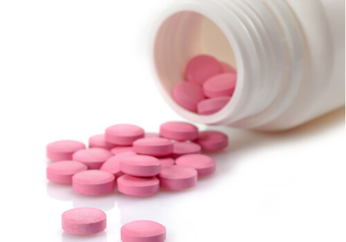 Pastillas rosas de bupropión