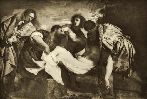 Apóstoles con Jesucristo, obra de Tiziano