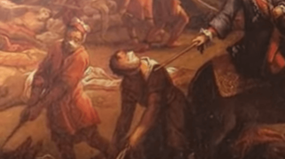 Cuadro representando plaga de la peste negra