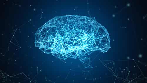 Ilustración de un cerebro para representar el proyecto blue brain
