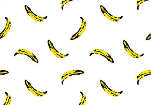 Plátanos estilo Andy Warhol