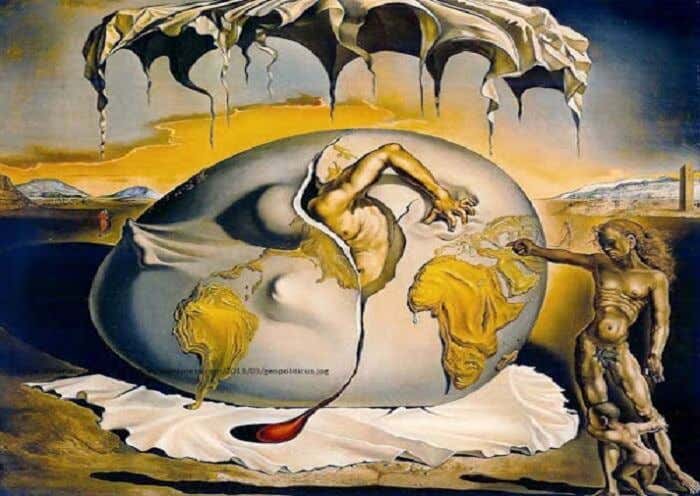 Niño geopolítico de Dalí