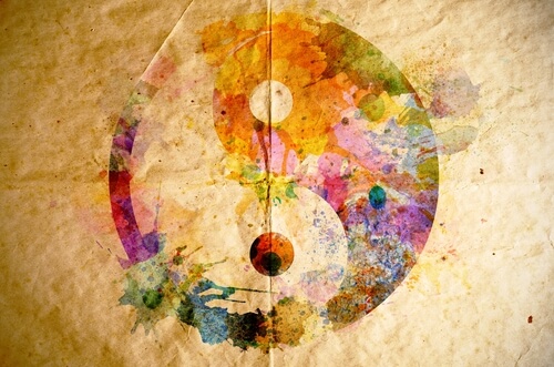 Pintura del yin yang